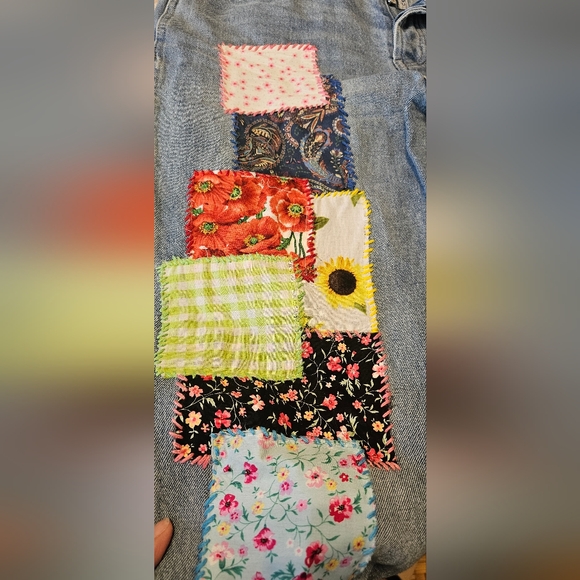 Lucky Brand Est.1990.Patched Jeans 12/31 Long,High-Rise90'   V-GRK - Picture 6 of 16